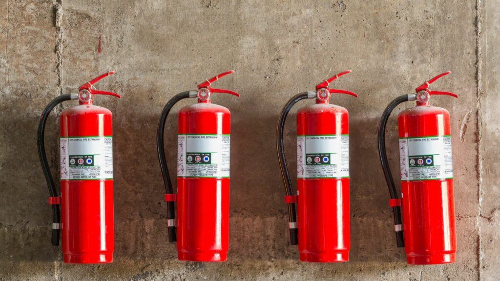 Types of fire extinguishers