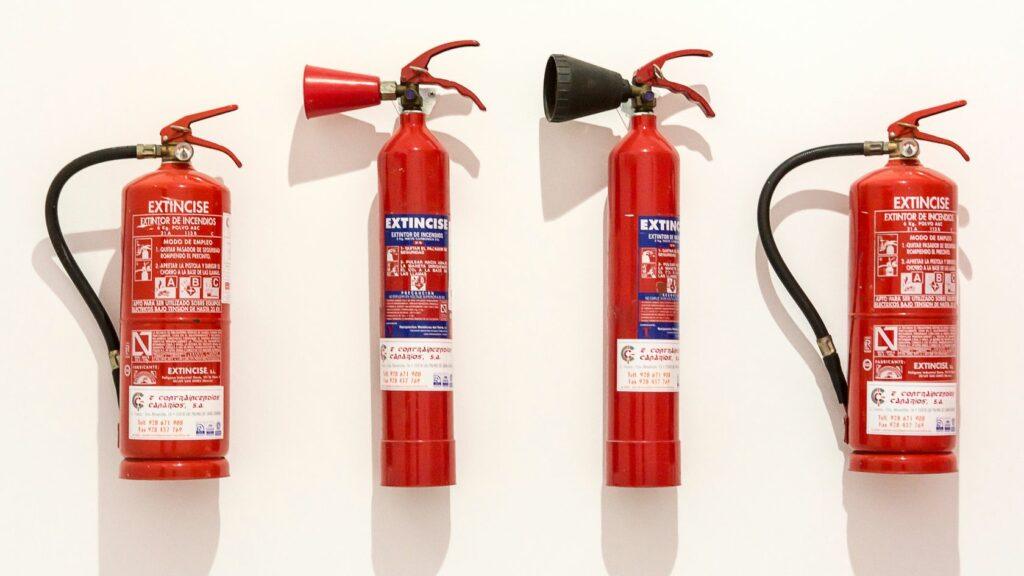 Types of fire extinguishers