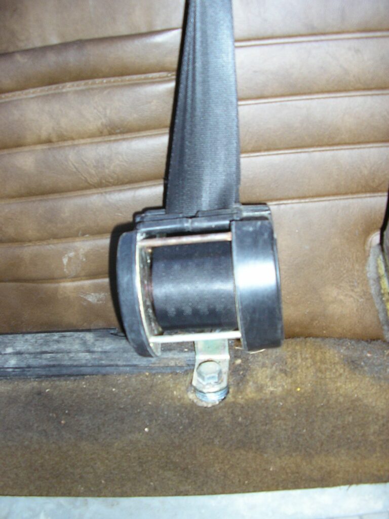 Intertial reel of a car seat belt