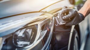 Cleaning A Car Exterior