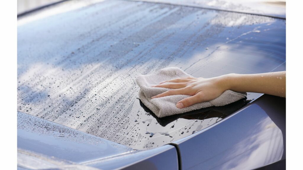 Cleaning Water Spots on Car Glass