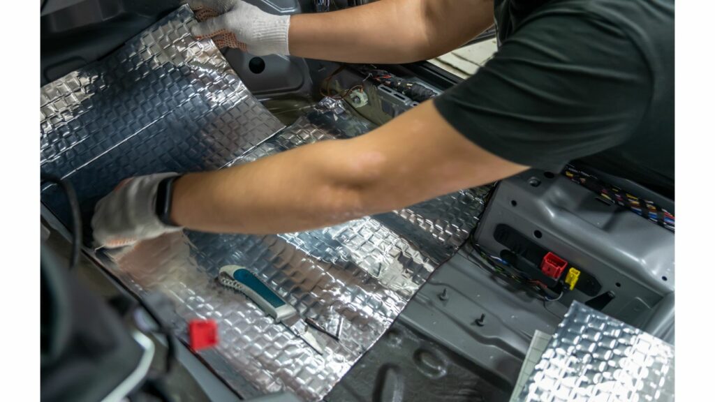 Installing Sound Deadening Mat in a Car