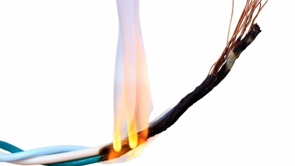 Fire Emanating From a Wire