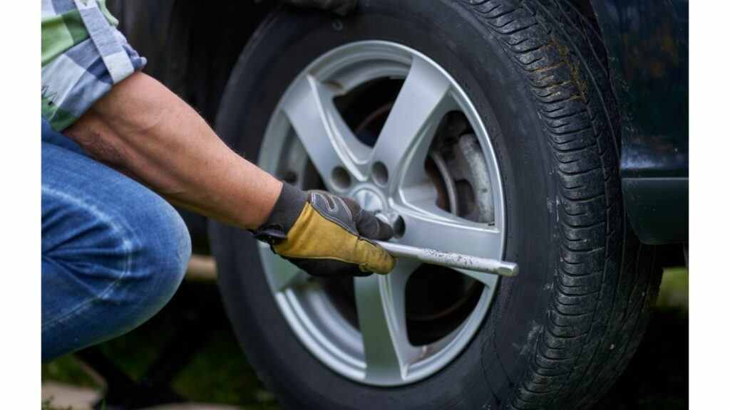 Repairing Flat Tire