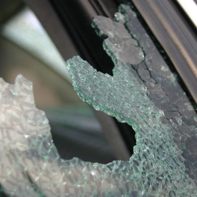 Broken Car Glass