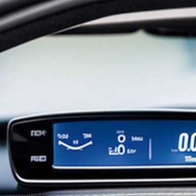 Car Dashboard With TPMS
