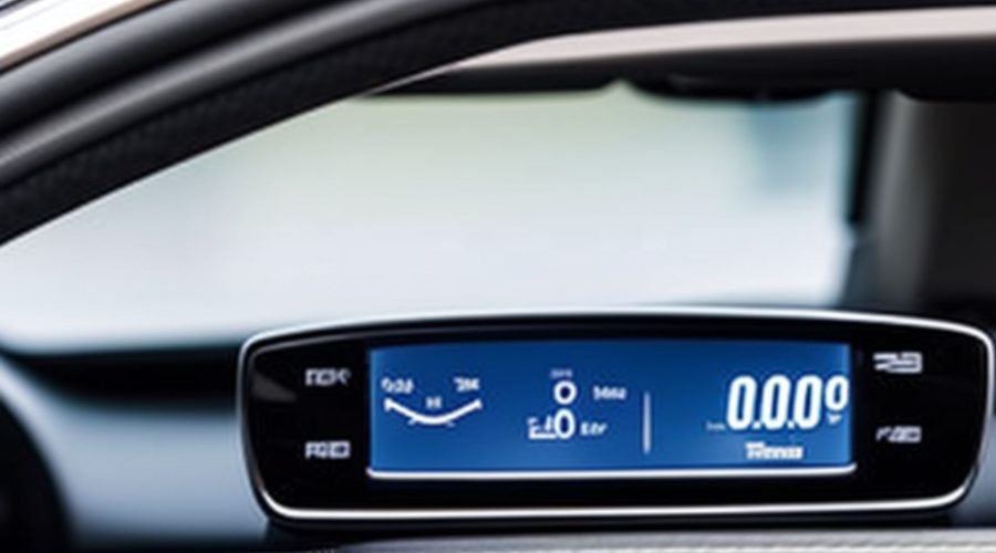 Car Dashboard With TPMS