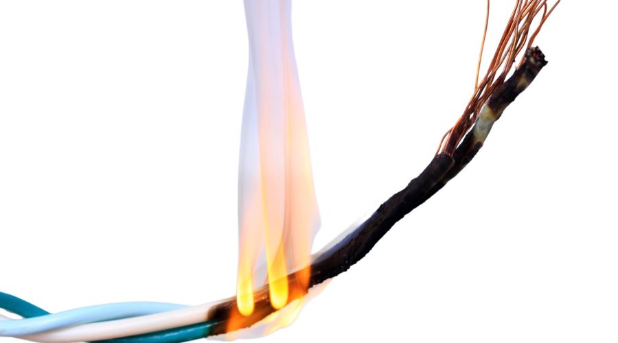 Fire Emanating From a Wire