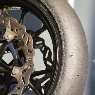 Motorcycle Bald Tire