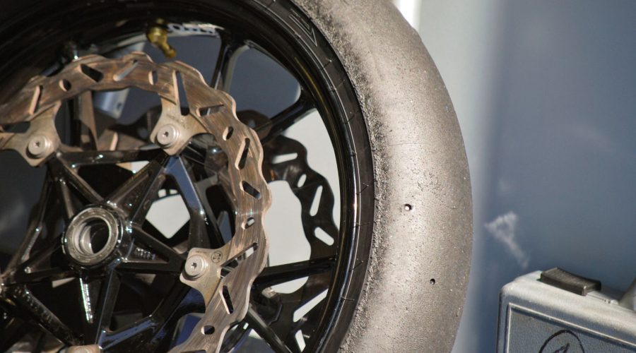 Motorcycle Bald Tire