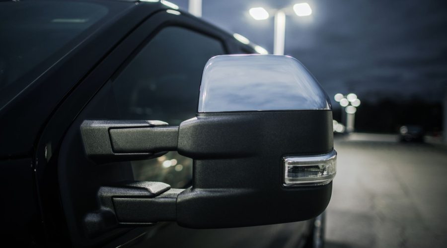 Side Mirror of a Car