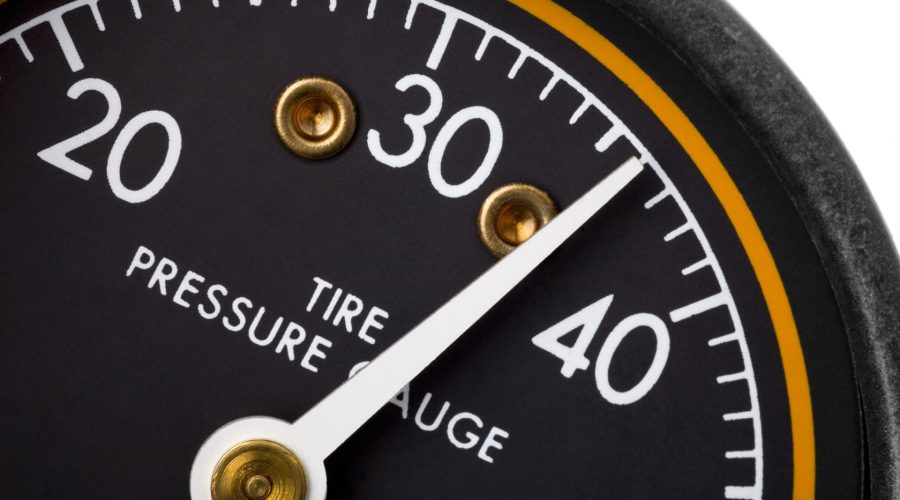Tire Pressure Gauge Reading