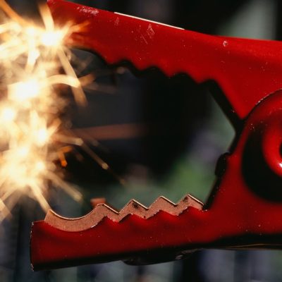 Jumper Cable Sparks